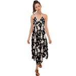 Easter bunny pattern Halter Tie Back Dress 