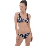 Easter bunny pattern Ring Detail Crop Bikini Set