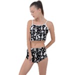 Easter bunny pattern Summer Cropped Co-Ord Set