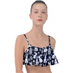 Easter bunny pattern Frill Bikini Top