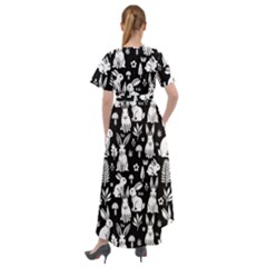 Front Wrap High Low Dress 