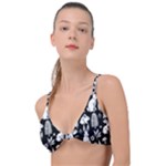 Easter bunny pattern Knot Up Bikini Top