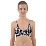 Easter bunny pattern Wrap Around Bikini Top