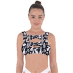 Easter bunny pattern Bandaged Up Bikini Top