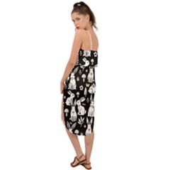 Waist Tie Cover Up Chiffon Dress 