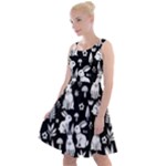 Easter bunny pattern Knee Length Skater Dress