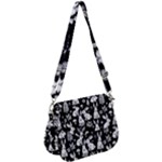 Easter bunny pattern Saddle Handbag