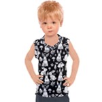 Easter bunny pattern Kids  Sport Tank Top