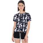 Easter bunny pattern Open Back Sport T-Shirt