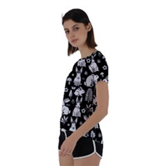 Short Sleeve Open Back T-Shirt 