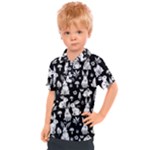 Easter bunny pattern Kids  Polo T-Shirt