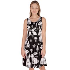 Knee Length Skater Dress With Pockets 