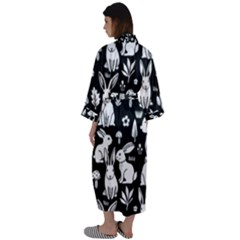 Maxi Satin Kimono 