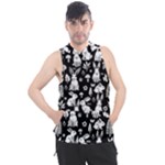 Easter bunny pattern Men s Sleeveless Hoodie