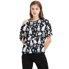 One Shoulder Cut Out T-Shirt 