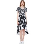 Easter bunny pattern High Low Boho Dress