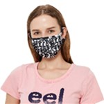 Easter bunny pattern Crease Cloth Face Mask (Adult)