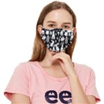 Easter bunny pattern Fitted Cloth Face Mask (Adult)