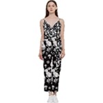 Easter bunny pattern V-Neck Camisole Jumpsuit