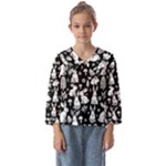 Easter bunny pattern Kids  Sailor Shirt