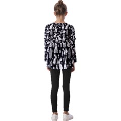 Kids  V Neck Casual Top 