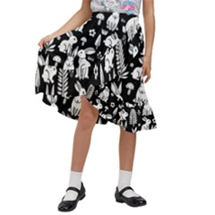 Kids  Ruffle Flared Wrap Midi Skirt 