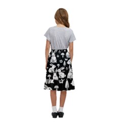 Kids  Ruffle Flared Wrap Midi Skirt 