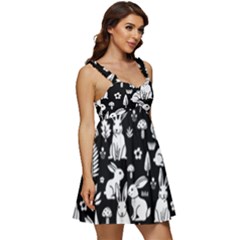 Ruffle Strap Babydoll Chiffon Dress 