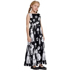 Kids  Satin Sleeveless Maxi Dress 