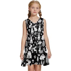 Kids  Sleeveless Tiered Mini Dress 