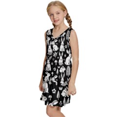 Kids  Sleeveless Tiered Mini Dress 