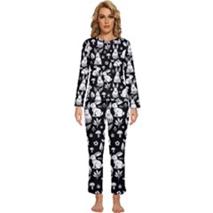 Womens  Long Sleeve Lightweight Pajamas Set 