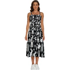 Sleeveless Shoulder Straps Boho Dress 