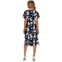 Women s Kimono Wrap Satin Dress 