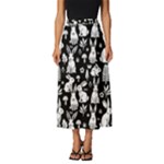 Easter bunny pattern Classic Midi Chiffon Skirt