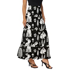 Tiered Ruffle Maxi Skirt 