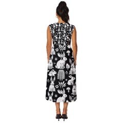 Sleeveless Round Neck Midi Dress 