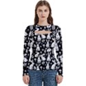 Women s Cut Out Long Sleeve T-Shirt 