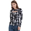 Women s Cut Out Long Sleeve T-Shirt 