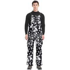 Men s Side Zip Front Pouch Ski And Snowboard Bib Pants	 