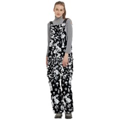 Women s Side Zip Front Pouch Ski And Snowboard Bib Pants	 