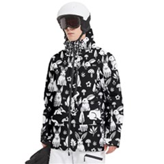 Men s Multi Pockets Zip Ski and Snowboard Waterproof Breathable Jacket 