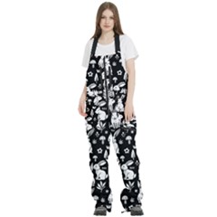 Women s Front Zip Ski And Snowboard Bib Pants 