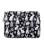 Easter bunny pattern 13  Vertical Laptop Sleeve Case With Pocket