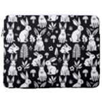 Easter bunny pattern 17  Vertical Laptop Sleeve Case With Pocket