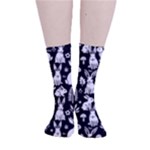 Easter bunny pattern Smooth Crew Length Tube Socks