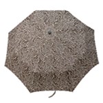 Brown Beige Snake Pattern Folding Umbrellas