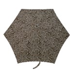Brown Beige Snake Pattern Mini Folding Umbrellas