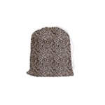 Brown Beige Snake Pattern Drawstring Pouch (Small)