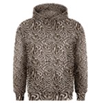 Brown Beige Snake Pattern Men s Core Hoodie